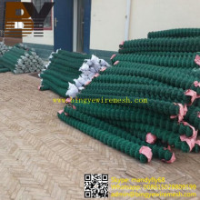 PVC Coated Diamond Metal Fencing Chain Link Fence